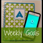 Weekly Goals October 26